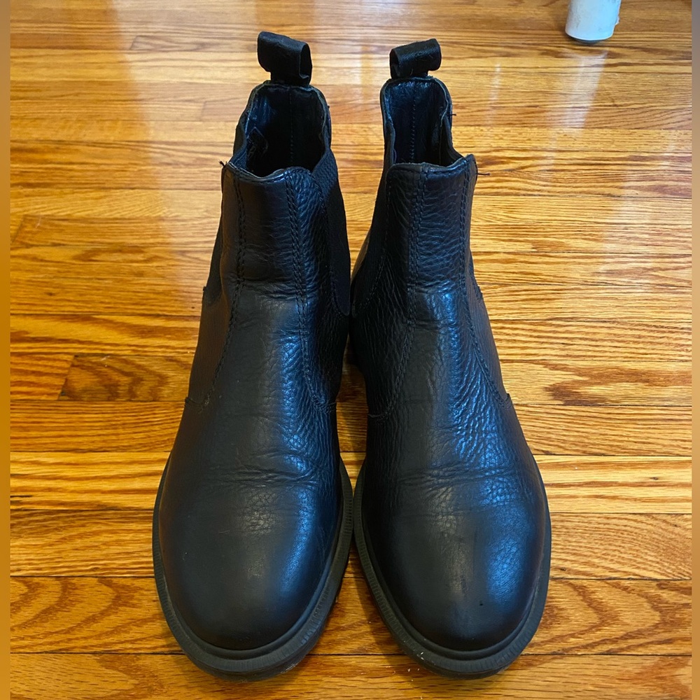 Dr. Martens Black Leather Men's Chelsea Boots